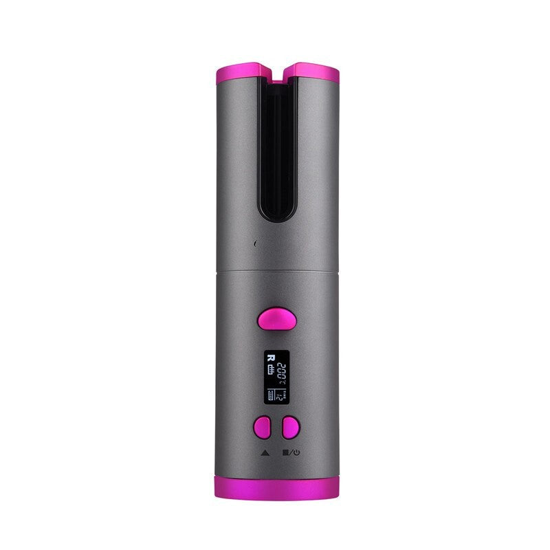 Cordless Automatic Hair Curler Iron Wireless Curling Iron USB